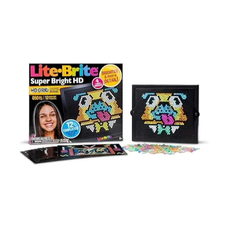 Lite-Brite Super Bright HD Retro Light-Up Screen