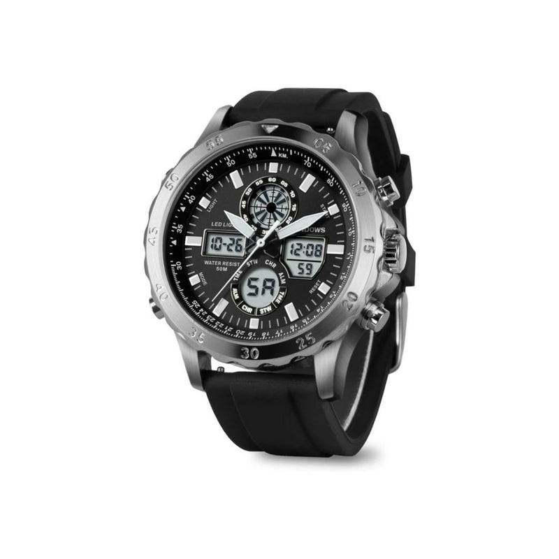 Men's Waterproof Analog Digital Sport Watch