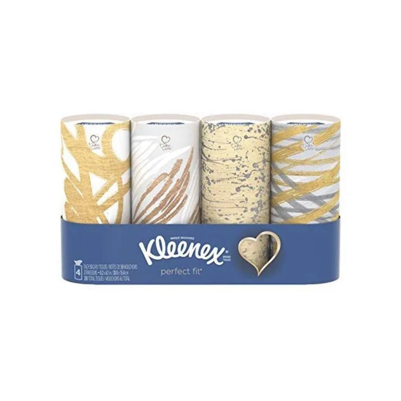 4 Pk Kleenex Perfect Fit Facial Tissues