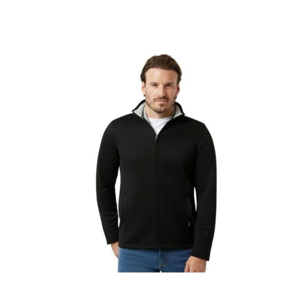 Chaps Men’s Sherpa Lined Fleece Snap Front Sweater Jacket