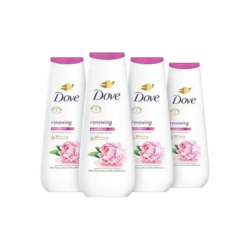 4 Bottles of Dove Body Wash