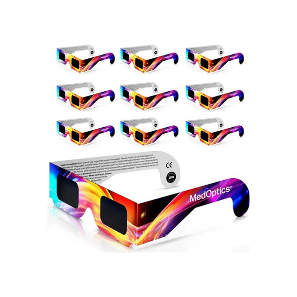 10-Pack Solar Eclipse Glasses Approved 2024