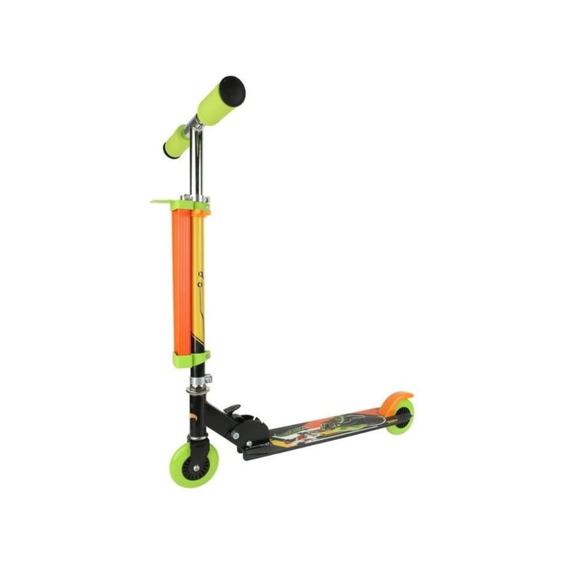 Hot Wheels 2 Wheel Kick Scooter with Bonus Cars and Race Track