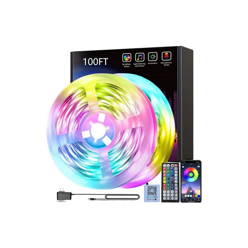 100ft Led Strip Lights with App Control and Music Sync