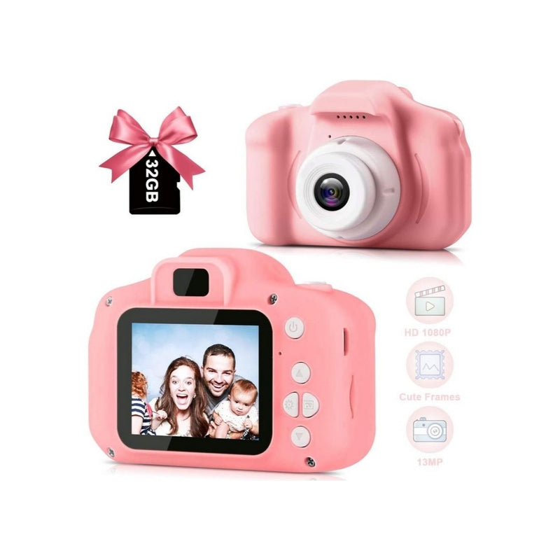 1080P Kids Camera with 32GB SD Card
