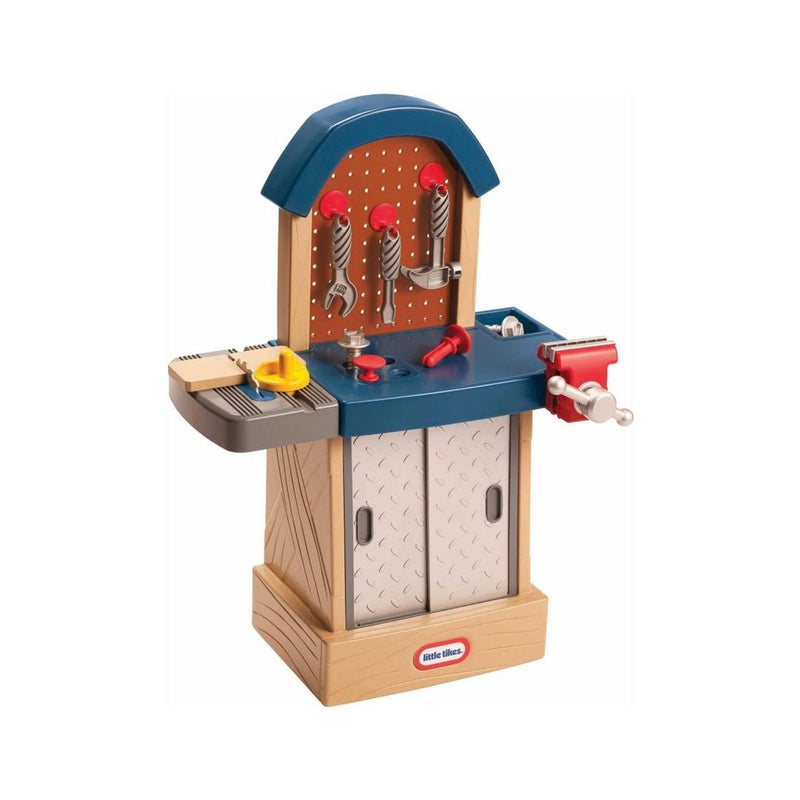Little Tikes Tough Workshop Construction Play Set with 11 Pieces