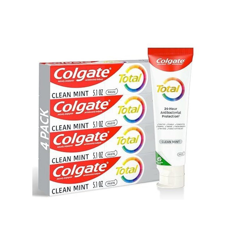 4 Pack Colgate Total Clean Mint Toothpaste