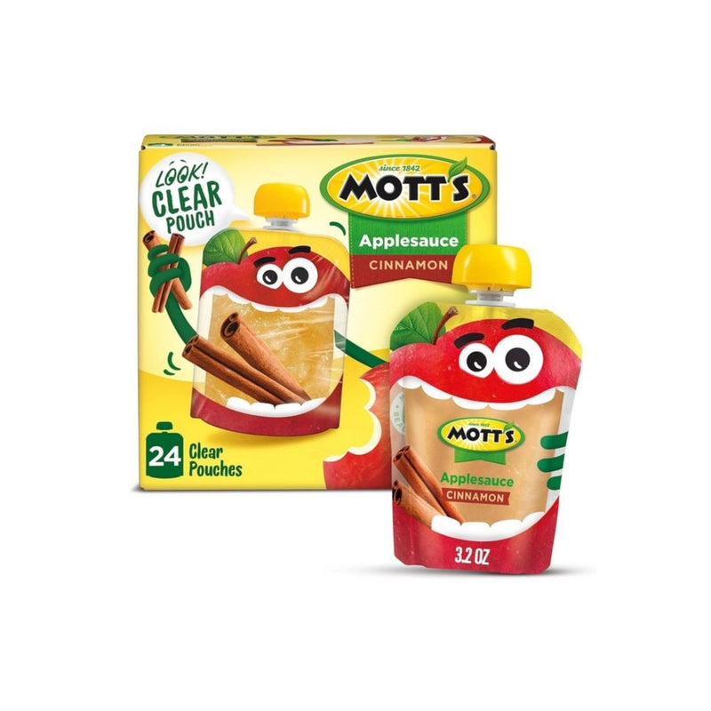 24 Count Mott's Cinnamon Applesauce Pouches