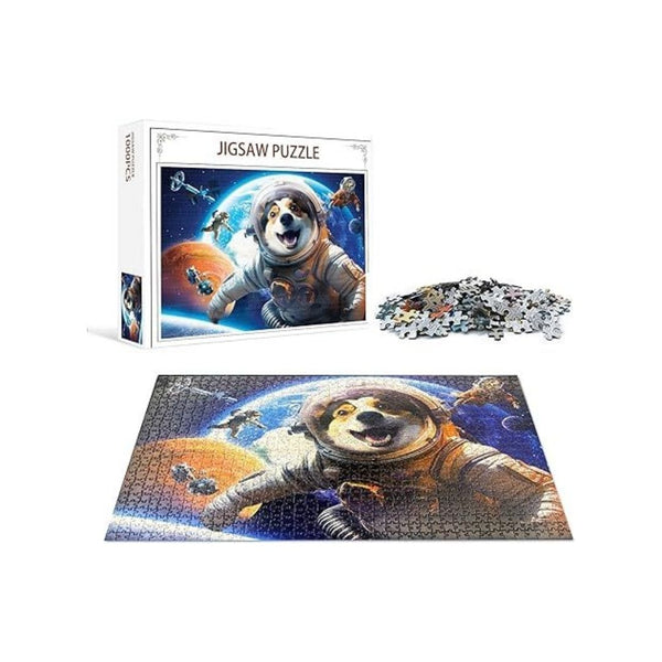 1,000 Pc Jigsaw Puzzle (Dog Astronaut)