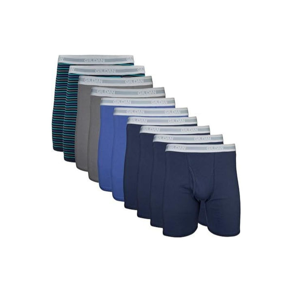 10-Pairs Gildan Mens Underwear Boxer Briefs