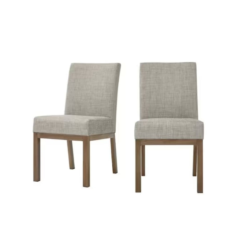 2-Pack Hampton Bay River Haven Steel Upholstered Padded Sling Outdoor Dining Chairs