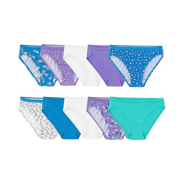 10-Pack Fruit of the Loom Girls' Underwear