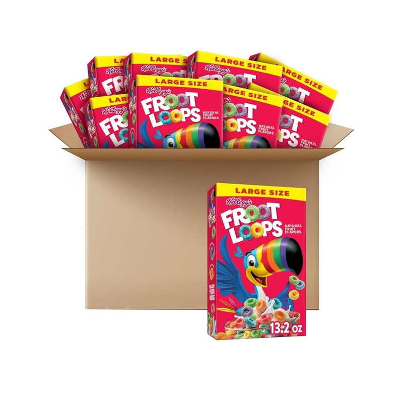 10 Boxes Kellogg’s Froot Loops with Vitamin C