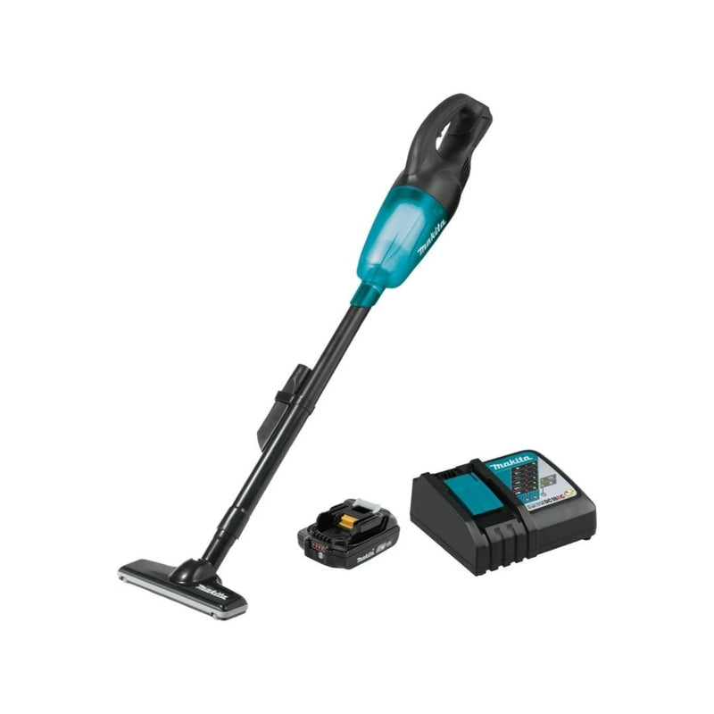 Makita 18V Lithium-Ion Compact Cordless Vacuum Kit (2.0Ah)
