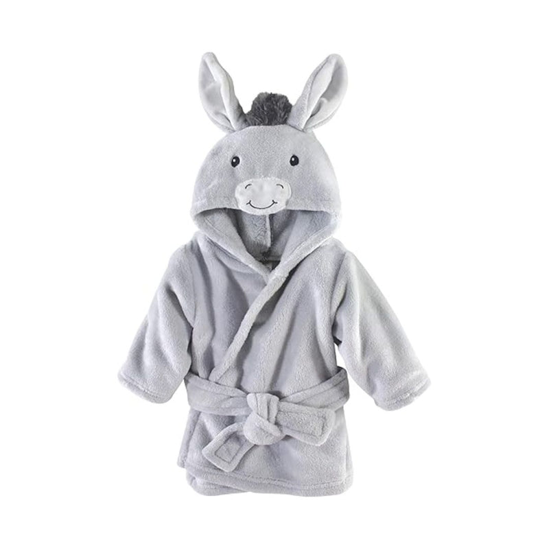 Hudson Baby Unisex Baby Plush Animal Face Bathrobe