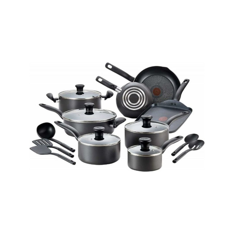 18 Piece T-fal Initiatives Nonstick Cookware Set