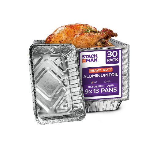 30-Pack 9x13 Disposable Aluminum Foil Pans