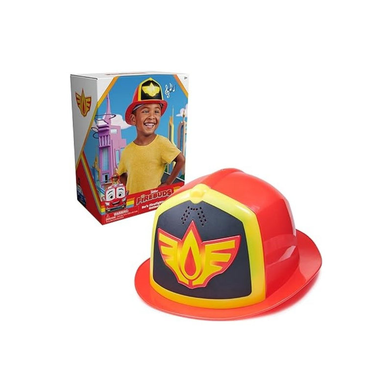 Disney Junior Firebuds Firefighter Hat with Lights & Sounds - Kids Pretend Play Costume