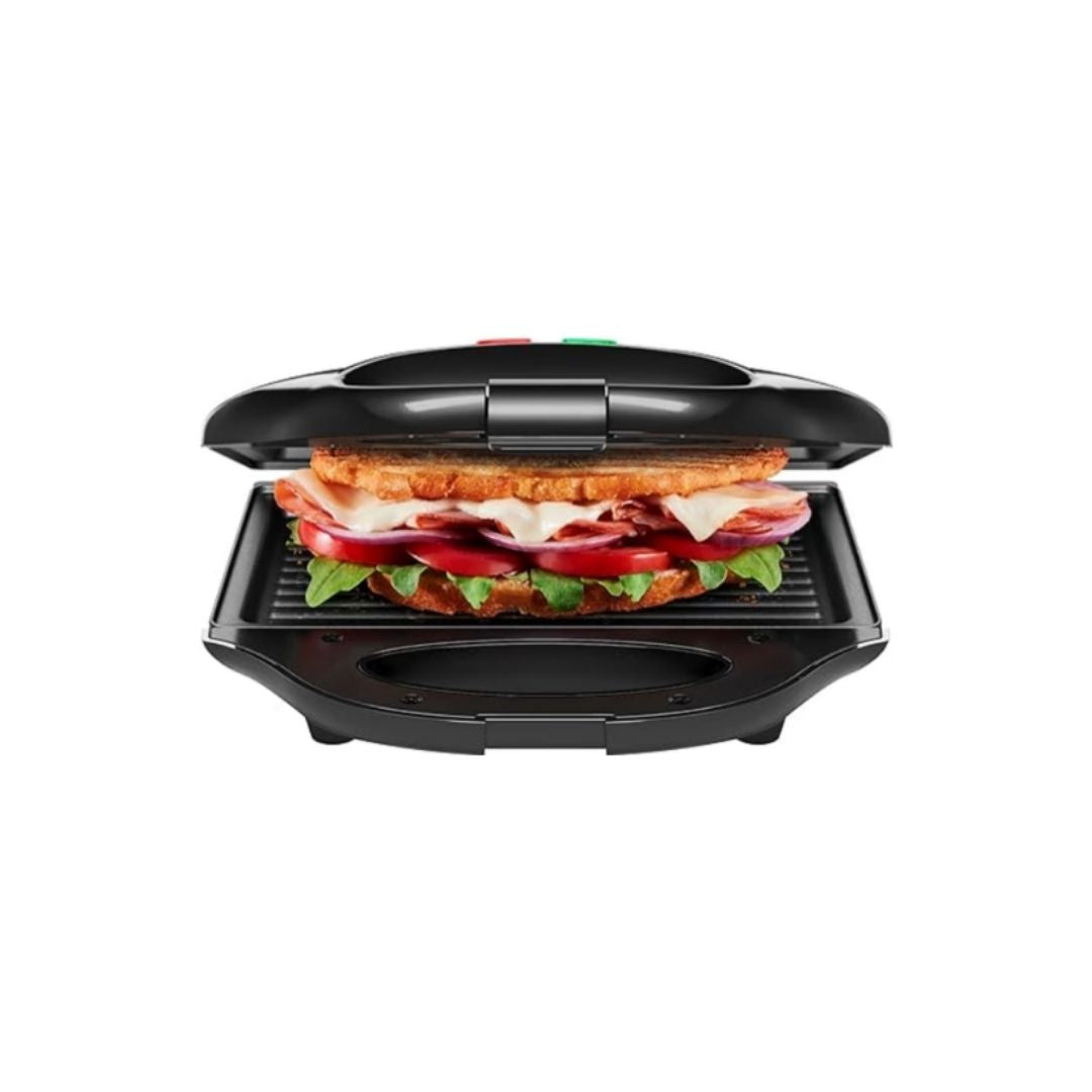 Chefman 750 W Black Portable Sandwich Maker Compact, Nonstick