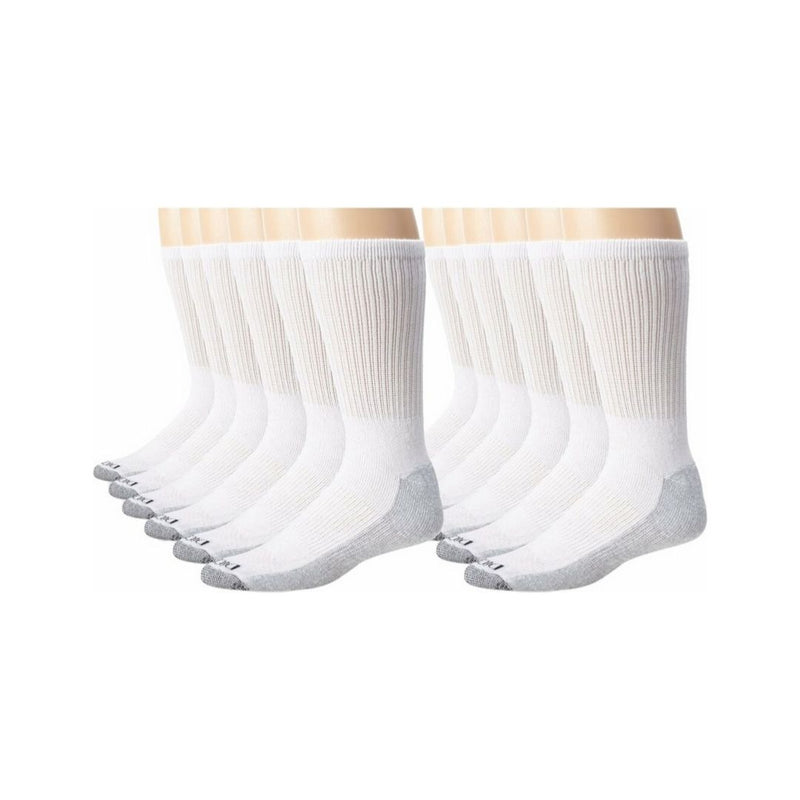 12 Pairs of Dickies Men’s Dri-tech Moisture Control Crew Socks