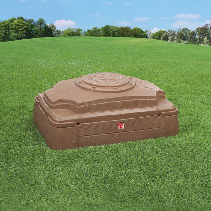 Step2 Play and Store Rectangular Sandbox with Cover
