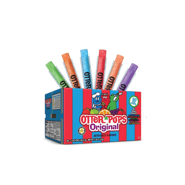 80-Count Otter Pops Freezer Bars, Original Flavors
