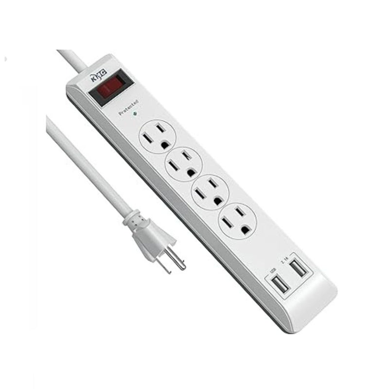 4-Outlet Extension Cord with USB Ports