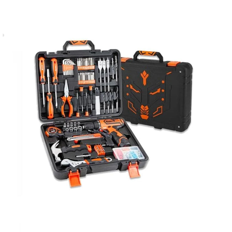 CARTMAN Home Tool Kit with Cordless Drill