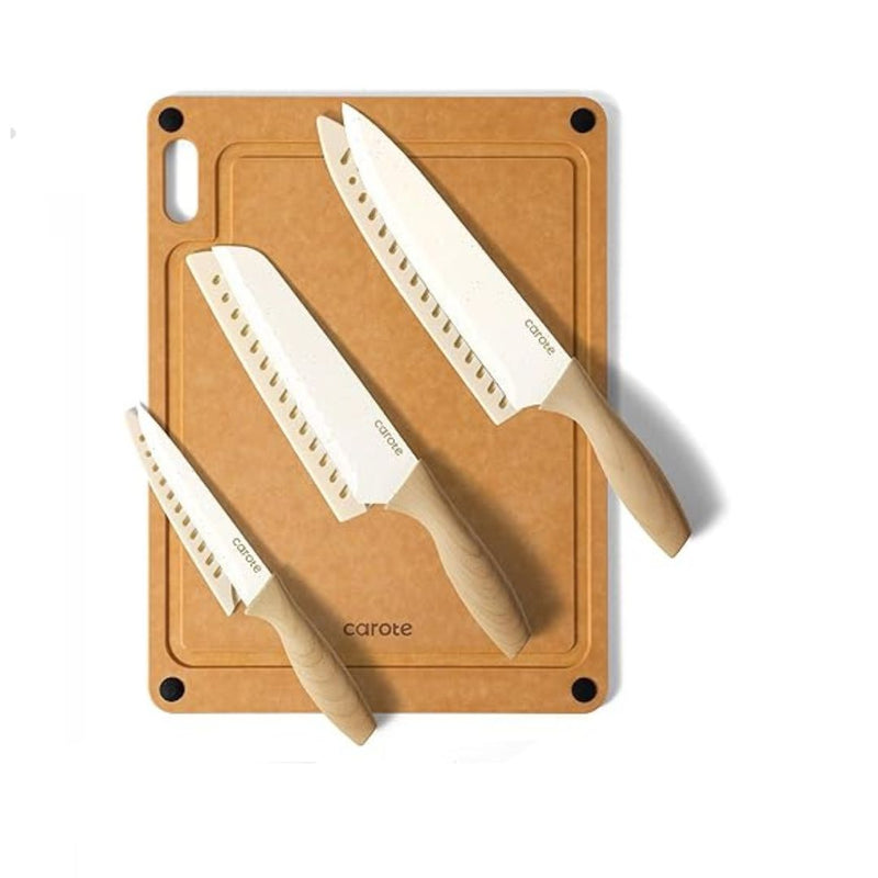 7-Piece Knife Set with Wooden Cutting Board