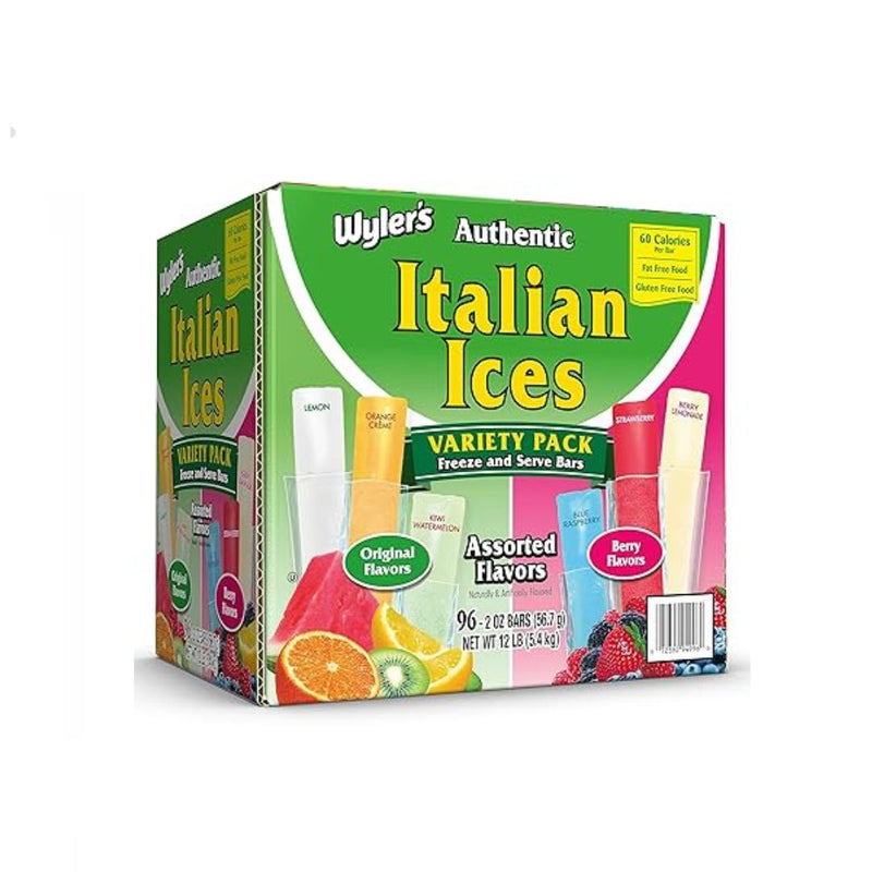 96 Wyler’s Authentic Italian Ice Freezer Bars