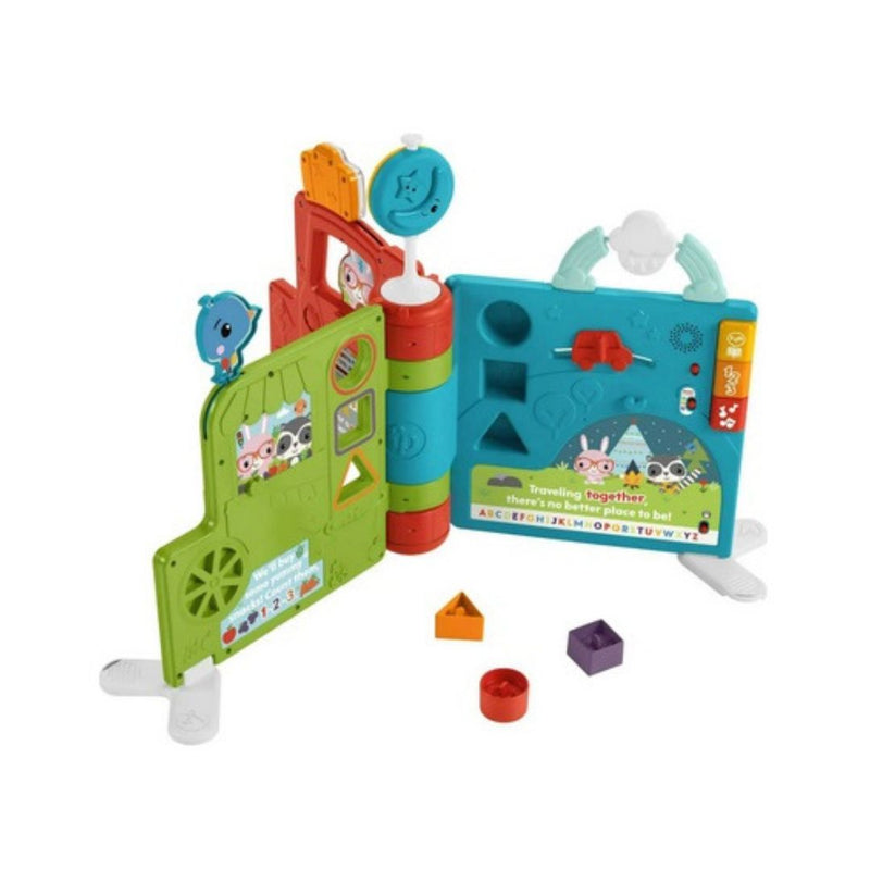 Fisher-Price Sit-to-Stand Giant Activity Book Infant to Toddler Learning Toy Play Center