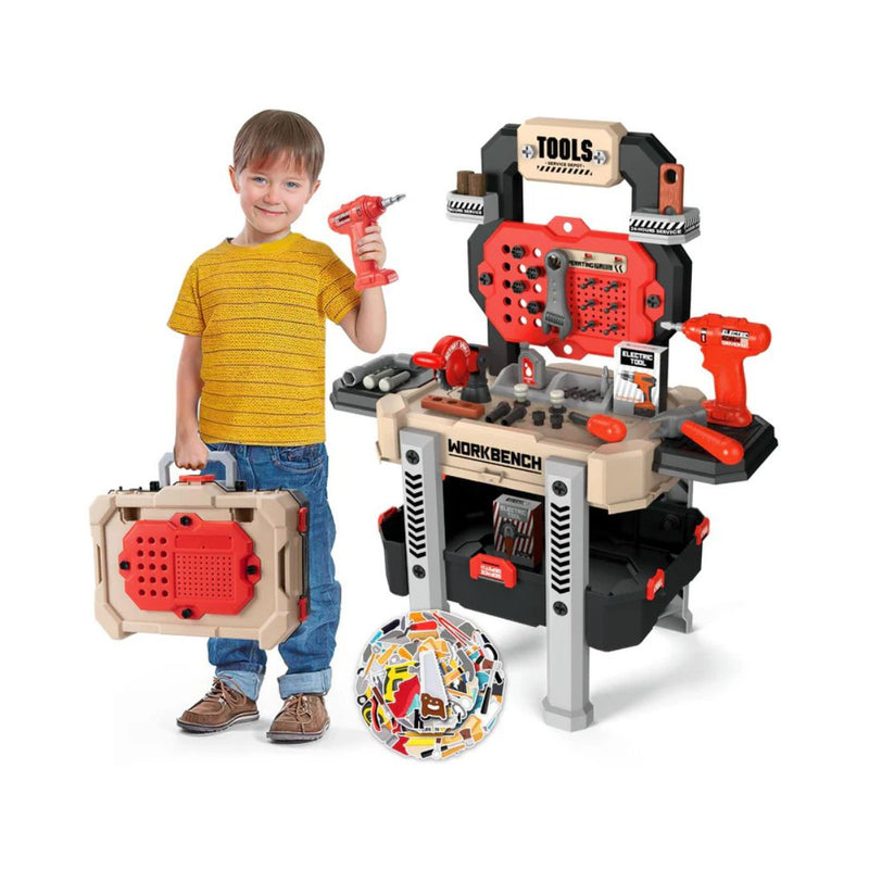 Kids Tool Bench with 138 Realistic Tools