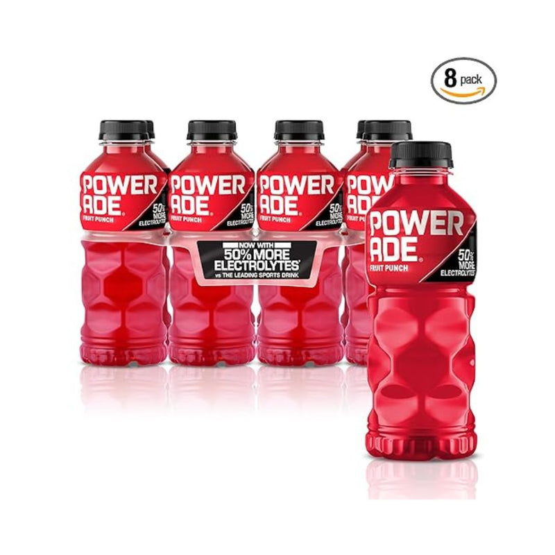 8-Pack Powerade Fruit Punch Electrolyte Enhanced Sports Drink