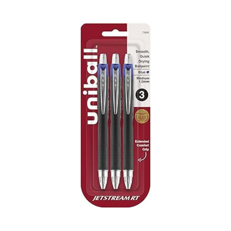 3-Count Uni-ball Jetstream Pens