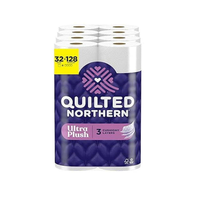 32 Mega Rolls Of Quilted Northern Ultra Plush