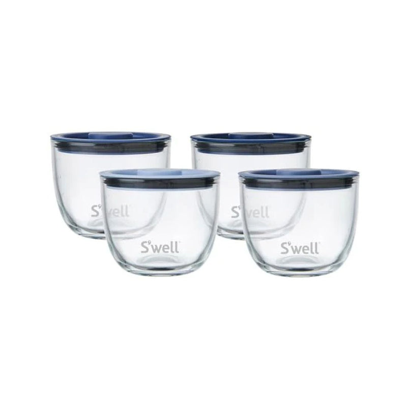 4 Pack S'well 12oz Glass Prep Bowls Set