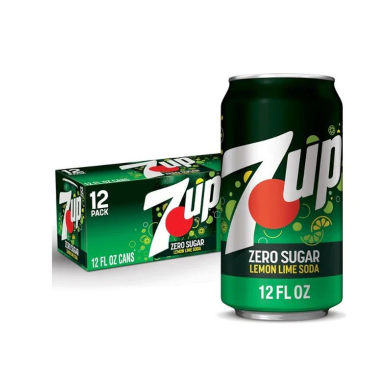36 Cans of 7 Up Zero Sugar, Canada Dry Ginger Ale or A&W Zero Sugar Root Beer