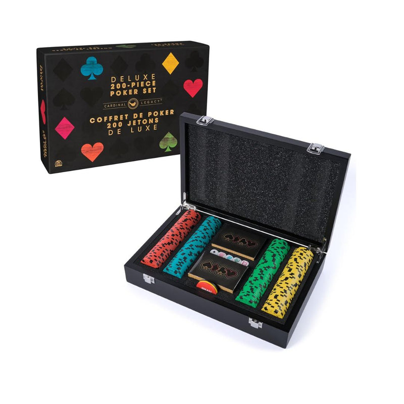 200-Piece Spin Master Games, Cardinal Legacy Deluxe Poker Set