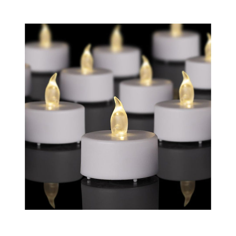 24-Pack LED Tea Lights Candles Warm White