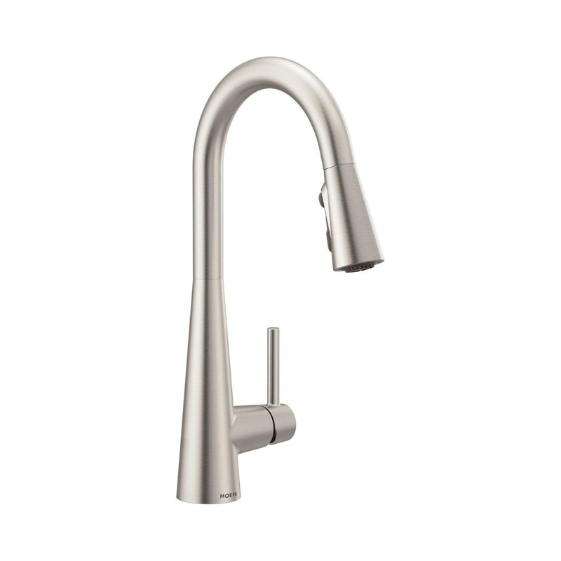Moen Sleek Spot Resist Stainless One-Handle, Single-Hole Pulldown Kitchen Faucet
