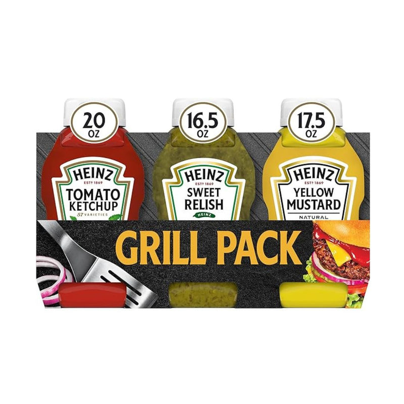 Heinz Ketchup, Mustard & Relish Grill Pack