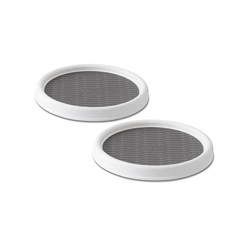 2 Pack Lazy Susan Turntable Non-Skid Organizer 9 Inch