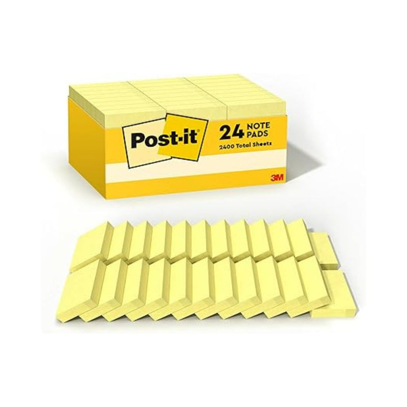 24-Pack Post-it Sticky Notes Pads