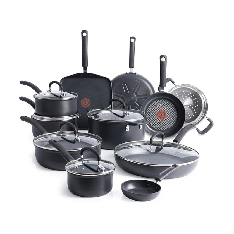 17-Piece T-fal Ultimate Hard Anodized Nonstick Cookware Set
