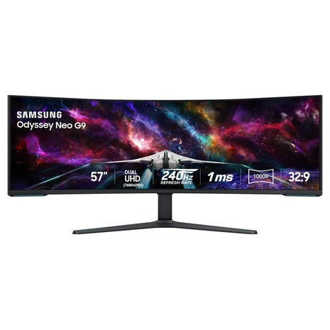 Samsung 57-In Odyssey Neo G9 Dual 4K UHD Quantum 240Hz HDR Curved Gaming Monitor