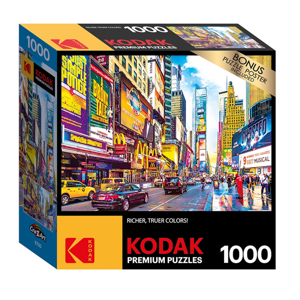 1,000-Piece Kodak Jigsaw Puzzle – Times Square