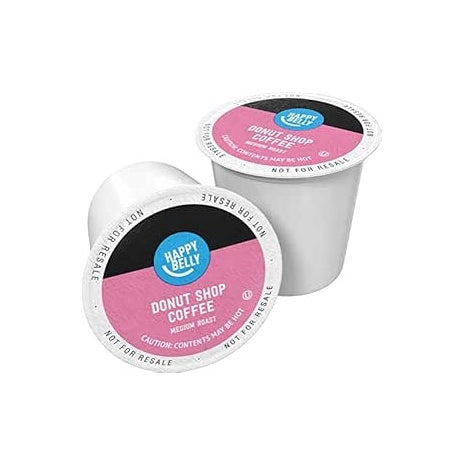 100 Amazon Brand Happy Belly Coffee Pods (7 Flavors)