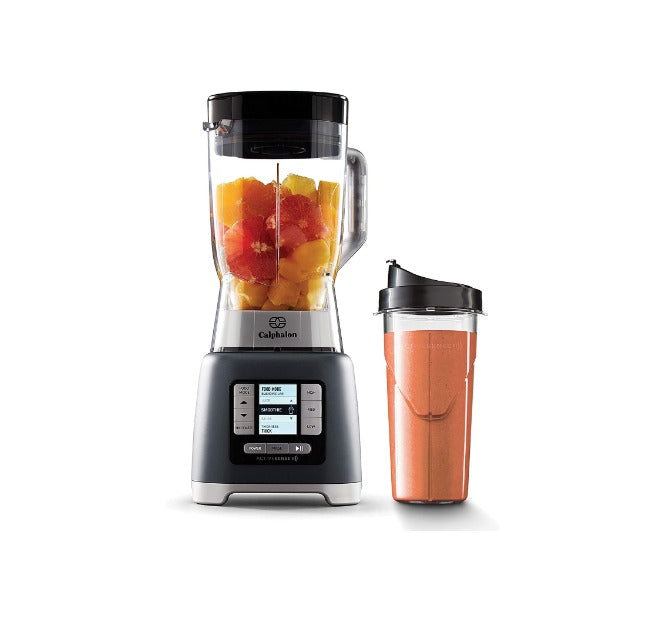 Calphalon 1200 Watt Blender with 68-oz BPA-Free Tritan Jar and 24-oz Portable Blender Bottle