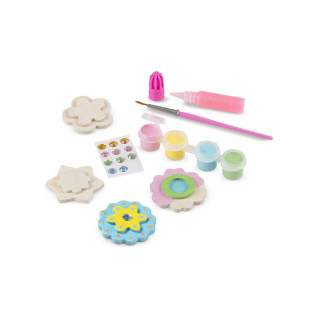 Melissa & Doug Created by Me! Flower Wooden Magnets Craft Kit