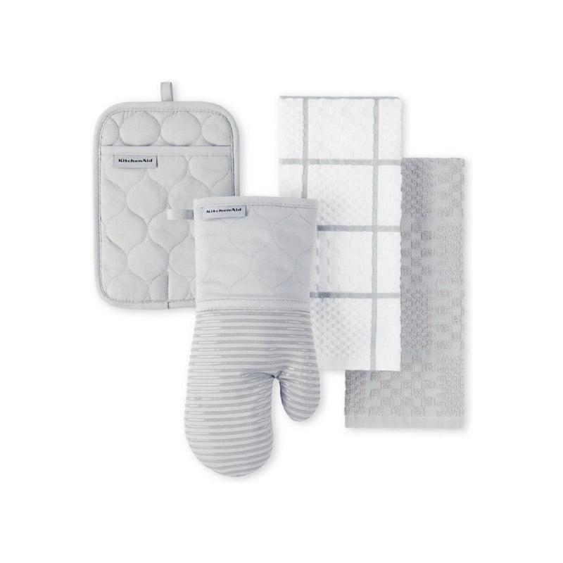 4-Piece KitchenAid Oven Mitt, Pot Holder & Towel Set